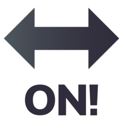 JoyPixels ON! arrow