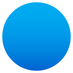 JoyPixels blue circle