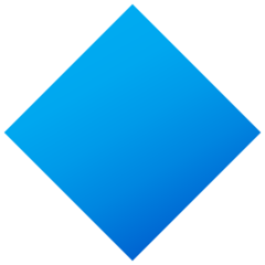 JoyPixels large blue diamond