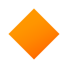JoyPixels small orange diamond