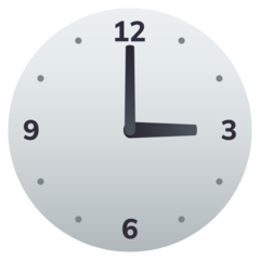 JoyPixels three o’clock