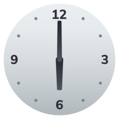 JoyPixels six o’clock