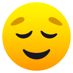 JoyPixels relieved face