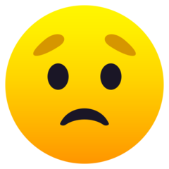 JoyPixels worried face