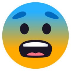 JoyPixels fearful face