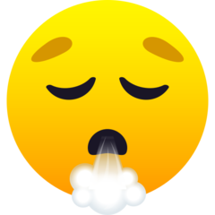 JoyPixels 呼气的脸