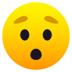 JoyPixels hushed face