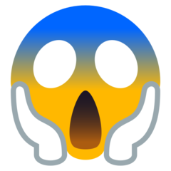 JoyPixels 恐惧尖叫的表情
