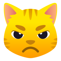 JoyPixels pouting cat