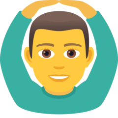 JoyPixels man gesturing OK