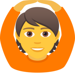 JoyPixels 作出OK手势的人