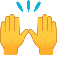 JoyPixels 扬手欢呼