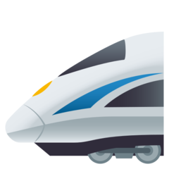 JoyPixels 高速子弹头列车