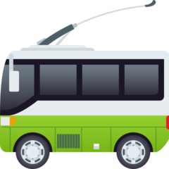 JoyPixels trolleybus