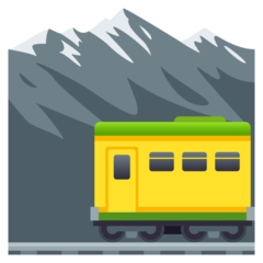 JoyPixels mountain railway