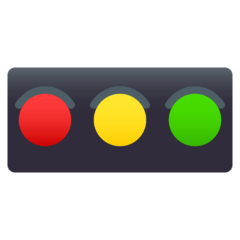 JoyPixels horizontal traffic light
