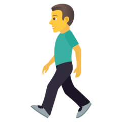 JoyPixels man walking
