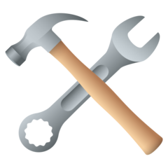 JoyPixels hammer and wrench
