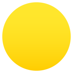 JoyPixels yellow circle