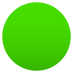JoyPixels green circle