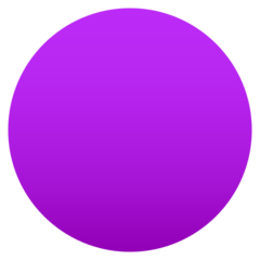 JoyPixels purple circle
