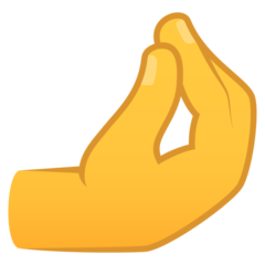 JoyPixels pinched fingers