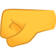 JoyPixels left-facing fist