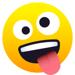 JoyPixels zany face