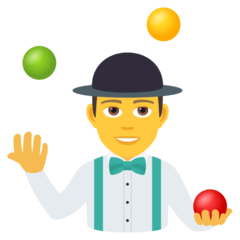 JoyPixels man juggling