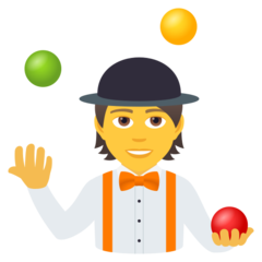 JoyPixels person juggling