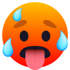 JoyPixels 发热的脸