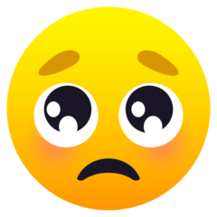 JoyPixels pleading face