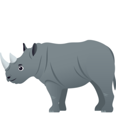 JoyPixels rhinoceros