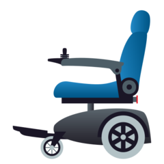 JoyPixels 电动轮椅