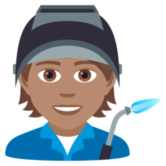 JoyPixels factory worker: medium skin tone