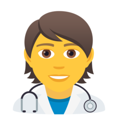 JoyPixels health worker
