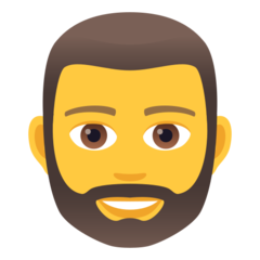 JoyPixels man: beard