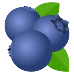 JoyPixels blueberries