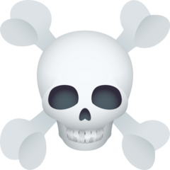 JoyPixels skull and crossbones