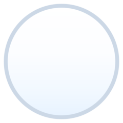 JoyPixels white circle