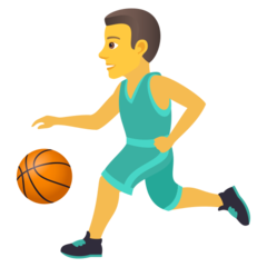 JoyPixels man bouncing ball