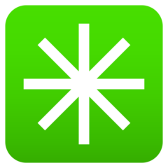 JoyPixels eight-spoked asterisk