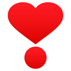 JoyPixels heart exclamation