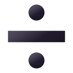 JoyPixels divide