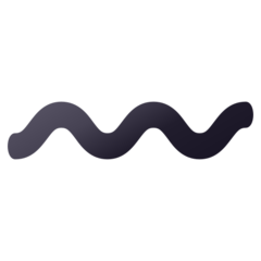 JoyPixels wavy dash