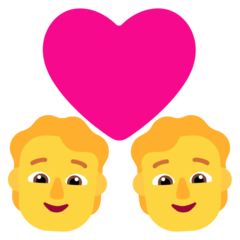 Microsoft couple with heart