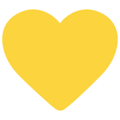 Microsoft yellow heart
