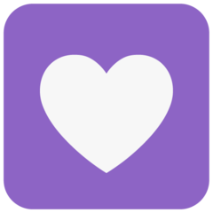 Microsoft heart decoration