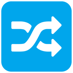 Microsoft shuffle tracks button