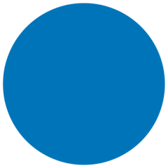 Microsoft blue circle